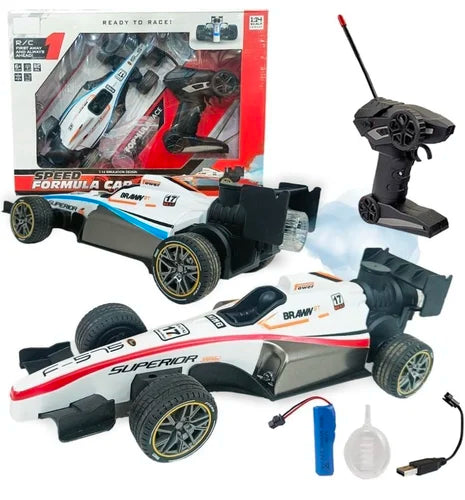 Pro RC F1 Formula Racing Car With A Smoke Spray